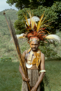 Traditional highland dress, Papua New Guinea